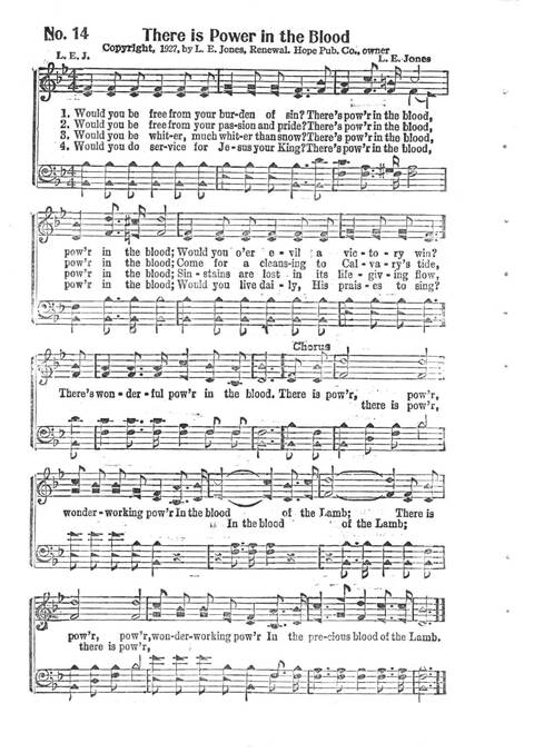 Universal Songs and Hymns: a complete hymnal page 15