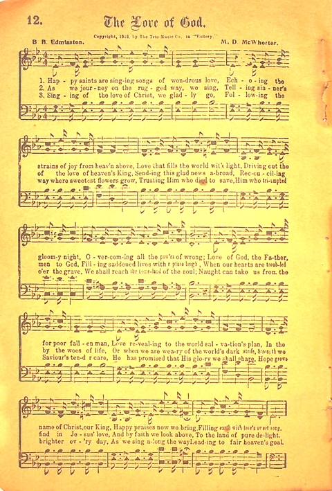 Victory: for Christian work and worship page 12