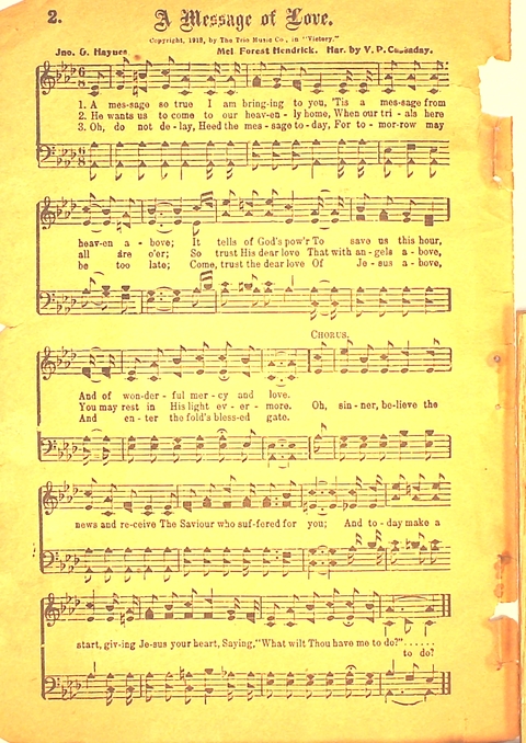 Victory: for Christian work and worship page 2