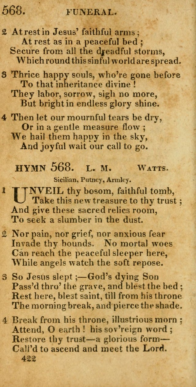 Village hymns for social worship, selected and original: designed as a supplement to Dr. Watts