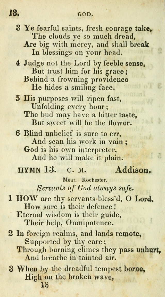 Village hymns for social worship, selected and original: designed as a supplement to Dr. Watts