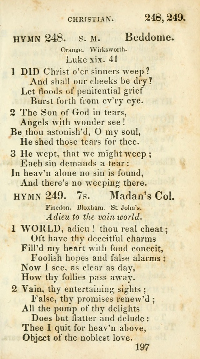 Village hymns for social worship, selected and original: designed as a supplement to Dr. Watts