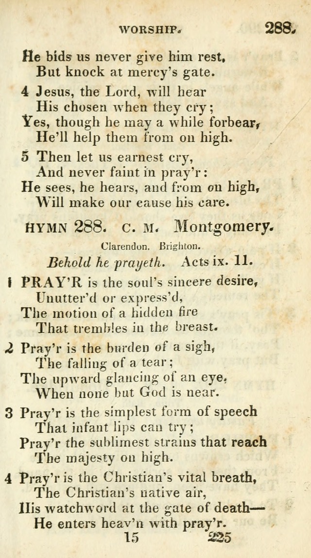 Village hymns for social worship, selected and original: designed as a supplement to Dr. Watts
