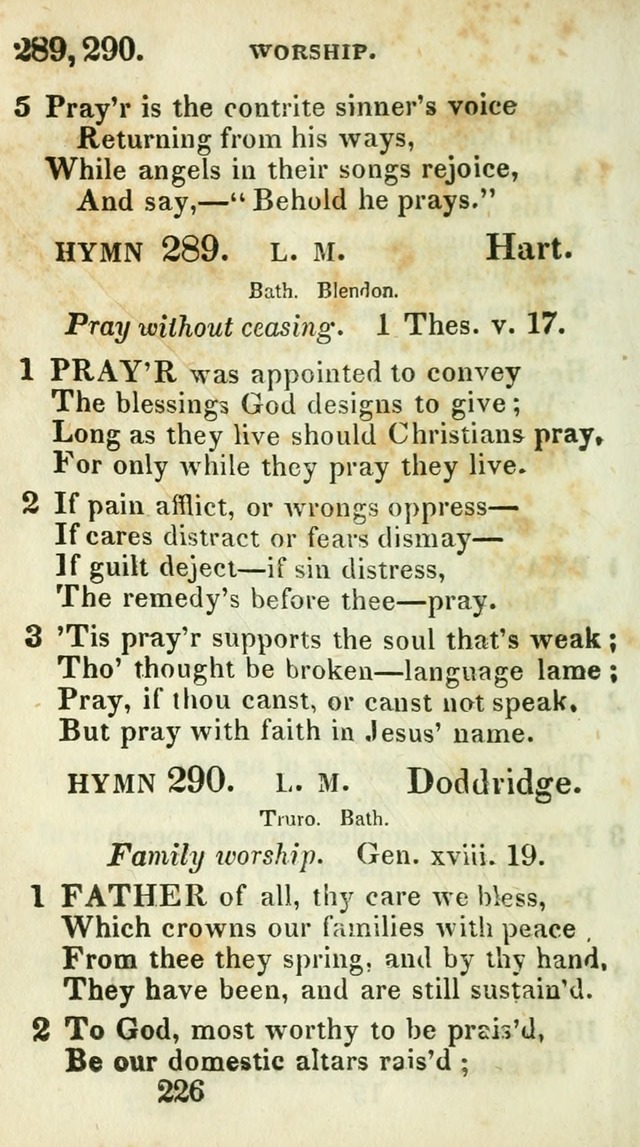 Village hymns for social worship, selected and original: designed as a supplement to Dr. Watts