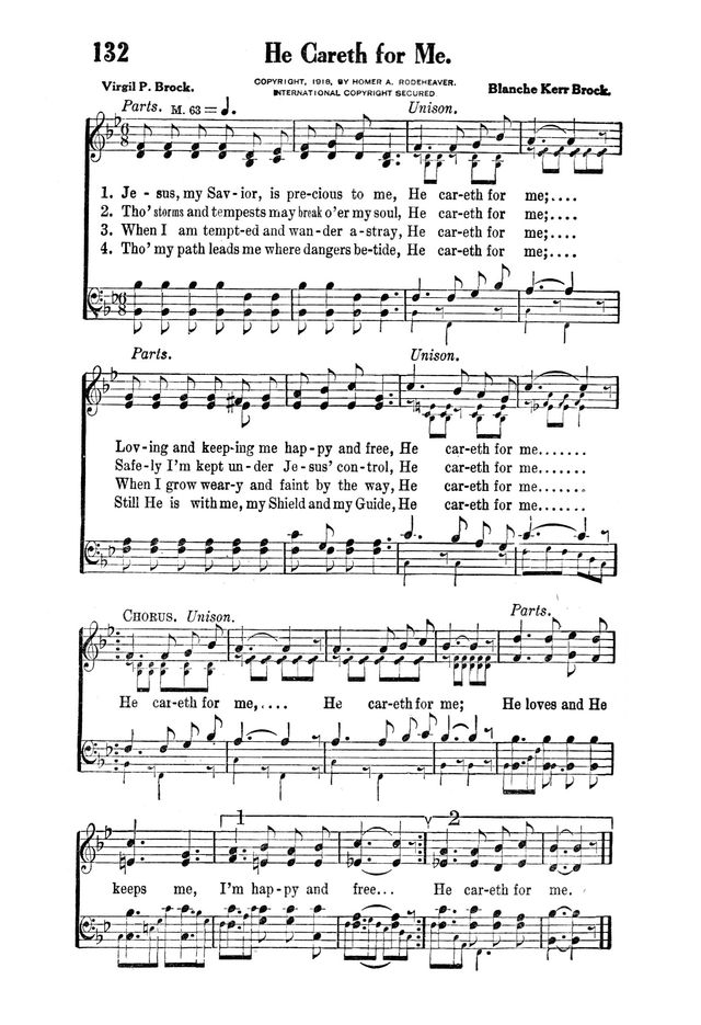 Victory Songs: For the Church, Sunday School and Evangelistic Services. page 134
