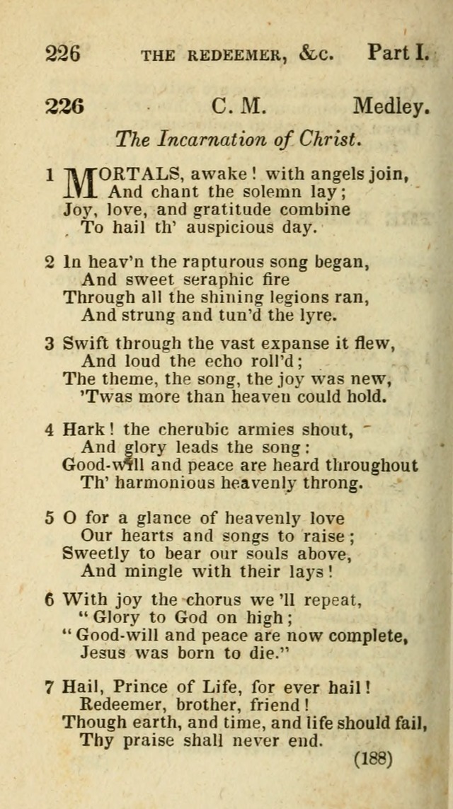 The Virginia Selection of Psalms and Hymns and Spiritual Songs: from the most approved authors; adapted to the various occasions of public and social meetings (New Ed. Enl. and Imp.) page 188