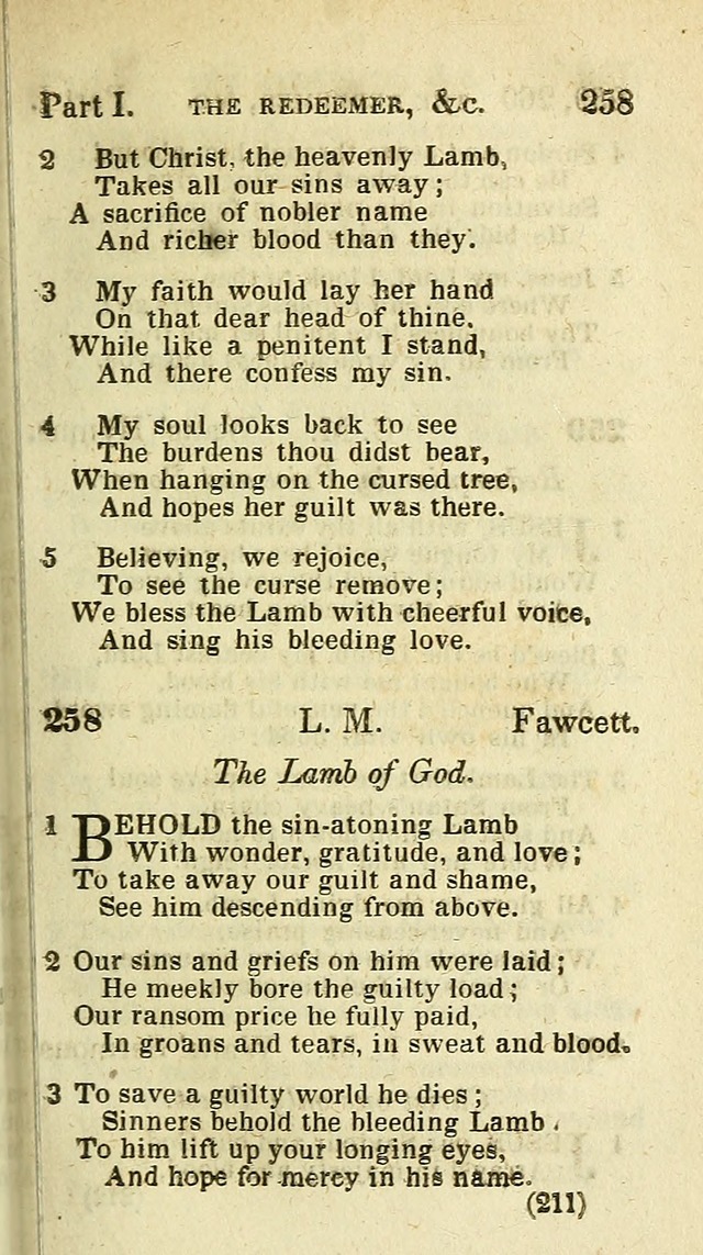 The Virginia Selection of Psalms and Hymns and Spiritual Songs: from the most approved authors; adapted to the various occasions of public and social meetings (New Ed. Enl. and Imp.) page 211