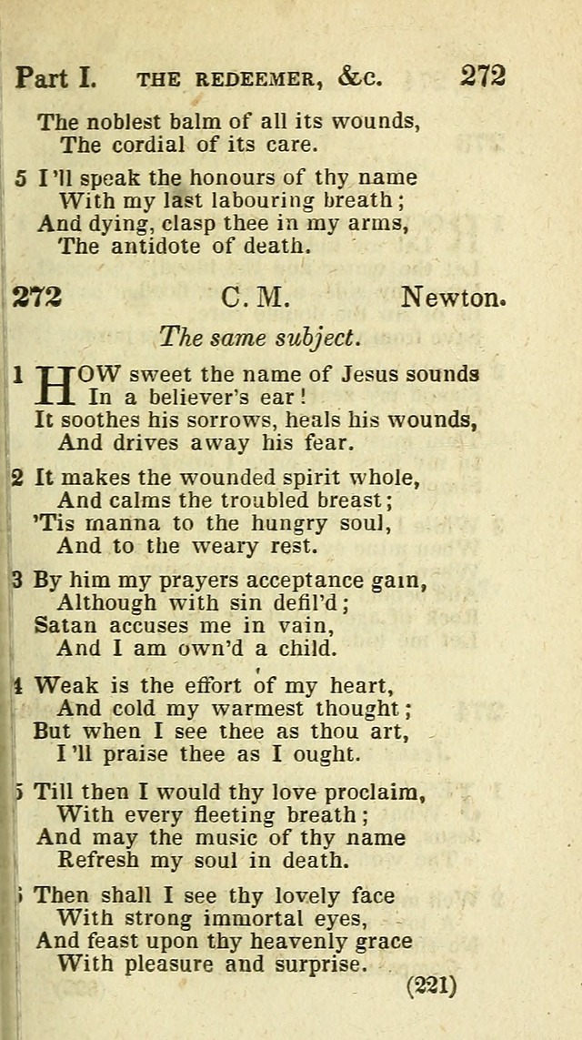 The Virginia Selection of Psalms and Hymns and Spiritual Songs: from the most approved authors; adapted to the various occasions of public and social meetings (New Ed. Enl. and Imp.) page 221