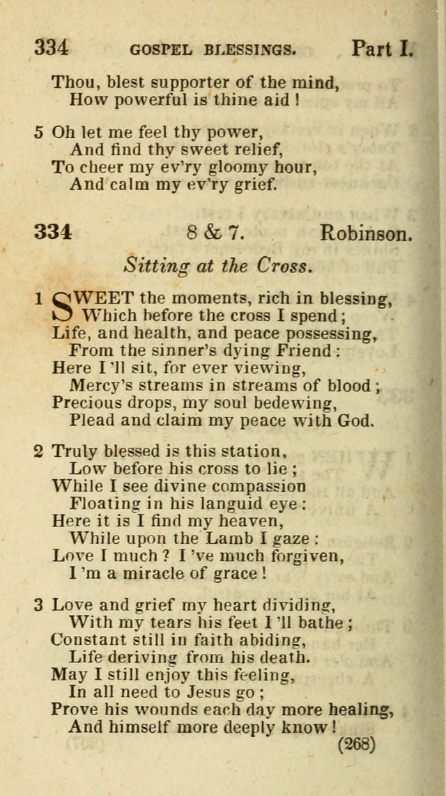 The Virginia Selection of Psalms and Hymns and Spiritual Songs: from the most approved authors; adapted to the various occasions of public and social meetings (New Ed. Enl. and Imp.) page 268