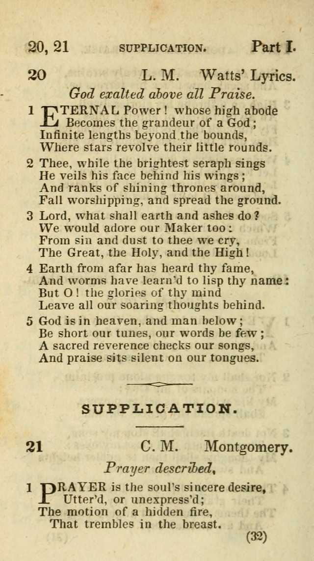 The Virginia Selection of Psalms and Hymns and Spiritual Songs: from the most approved authors; adapted to the various occasions of public and social meetings (New Ed. Enl. and Imp.) page 32
