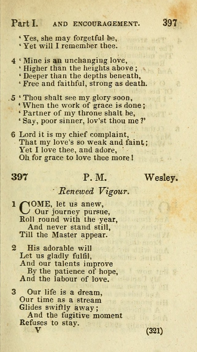 The Virginia Selection of Psalms and Hymns and Spiritual Songs: from the most approved authors; adapted to the various occasions of public and social meetings (New Ed. Enl. and Imp.) page 321