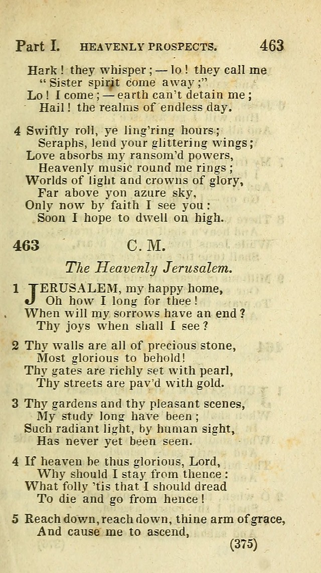 The Virginia Selection of Psalms and Hymns and Spiritual Songs: from the most approved authors; adapted to the various occasions of public and social meetings (New Ed. Enl. and Imp.) page 375