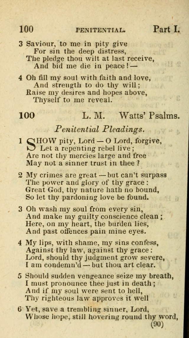 The Virginia Selection of Psalms and Hymns and Spiritual Songs: from the most approved authors; adapted to the various occasions of public and social meetings (New Ed. Enl. and Imp.) page 90