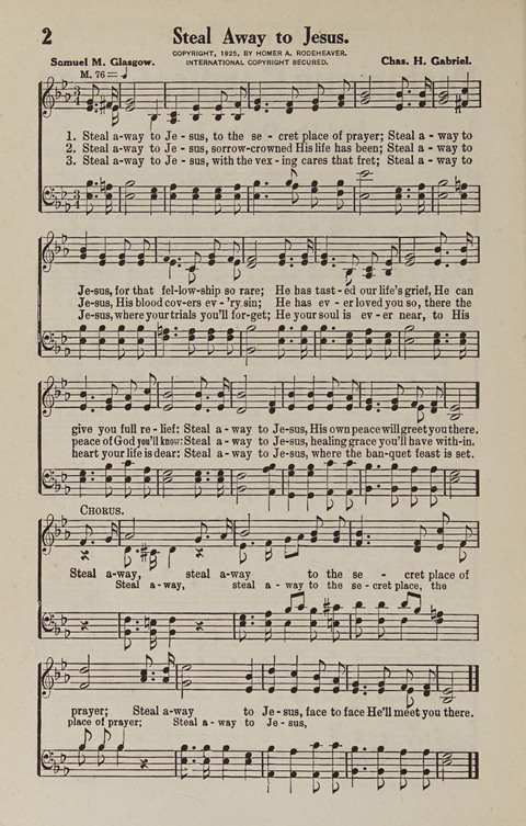 Victorious Service Songs: Rodeheaver