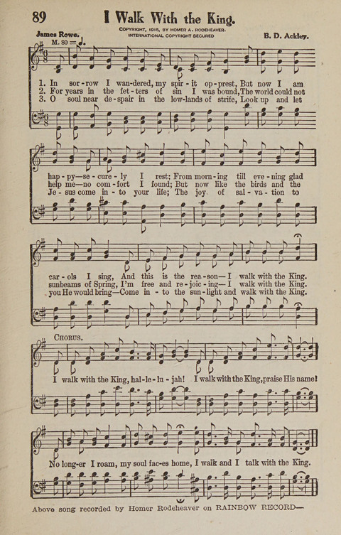 Victorious Service Songs: Rodeheaver