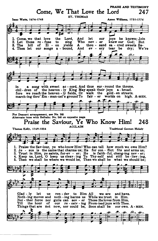 Worship and Service Hymnal: For Church, School, and Home page 205