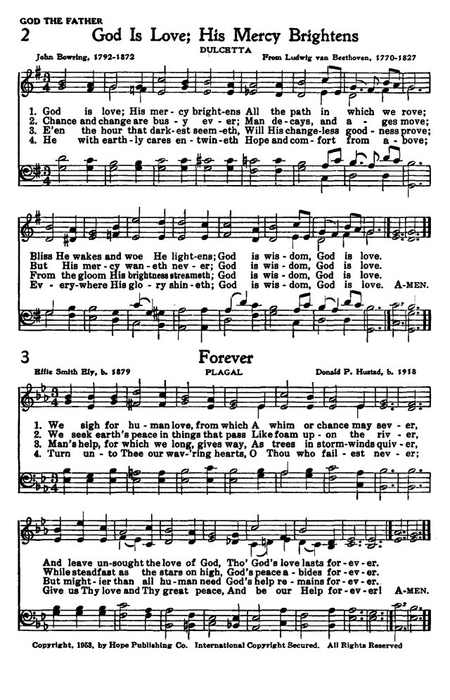 Worship and Service Hymnal: For Church, School, and Home page 6
