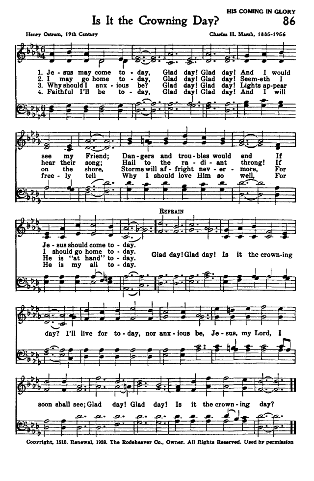 Worship and Service Hymnal: For Church, School, and Home page 75