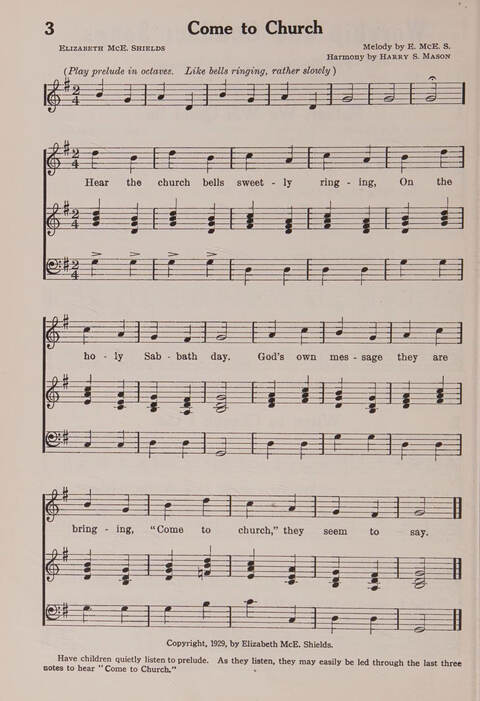 Worship and Conduct Songs: for beginners and primaries page 2