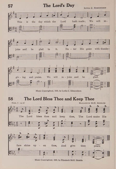Worship and Conduct Songs: for beginners and primaries page 34