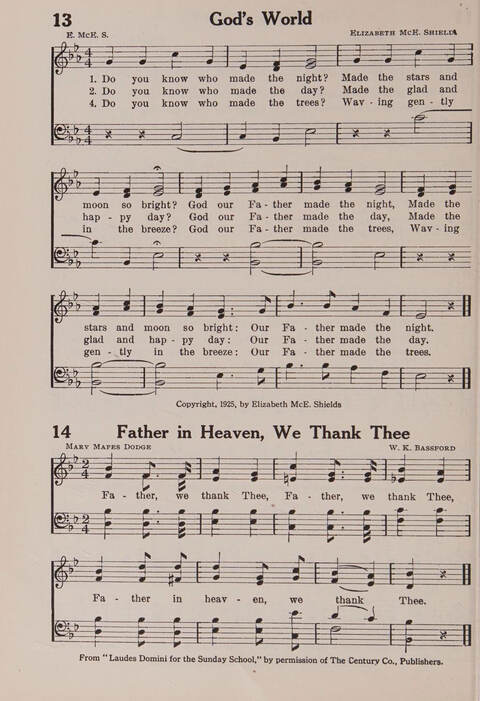 Worship and Conduct Songs: for beginners and primaries page 8