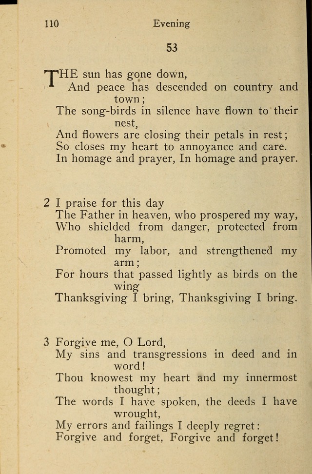 Wartburg Hymnal: for church, school and home page 110