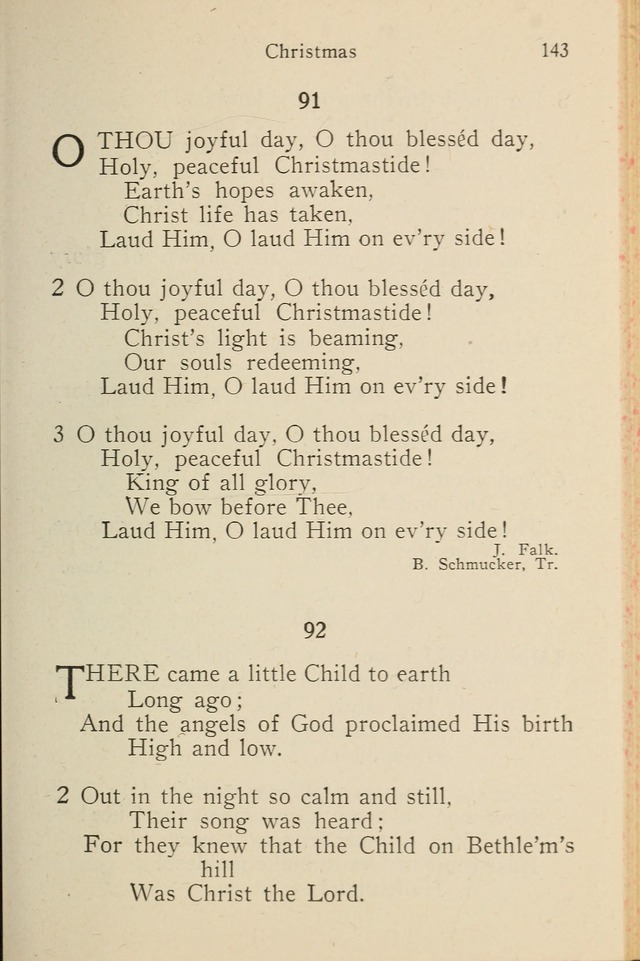 Wartburg Hymnal: for church, school and home page 143
