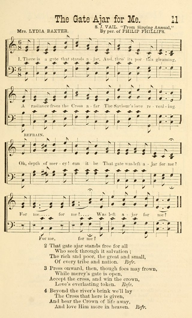 Winnowed Hymns: a collection of sacred songs, especially adapted for revivals, prayer and camp meetings page 14