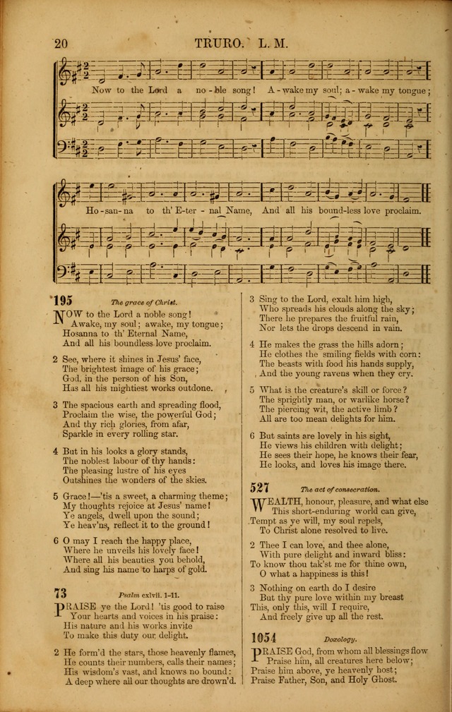Wesleyan Hymn and Tune Book: Comprising the Entire Collection of Hymns in the Hymn Book of the Methodist Episcopal Church, South page 20