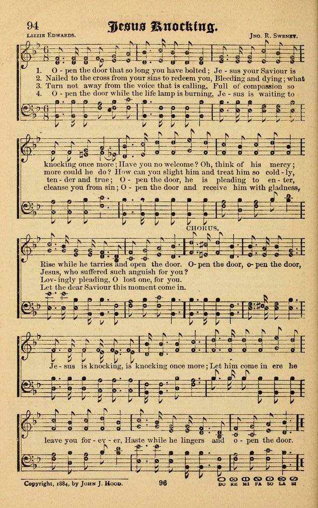 Words of Life: a collection of Hymns and Tunes for use in Gospel Meetings and other Religious Services page 94