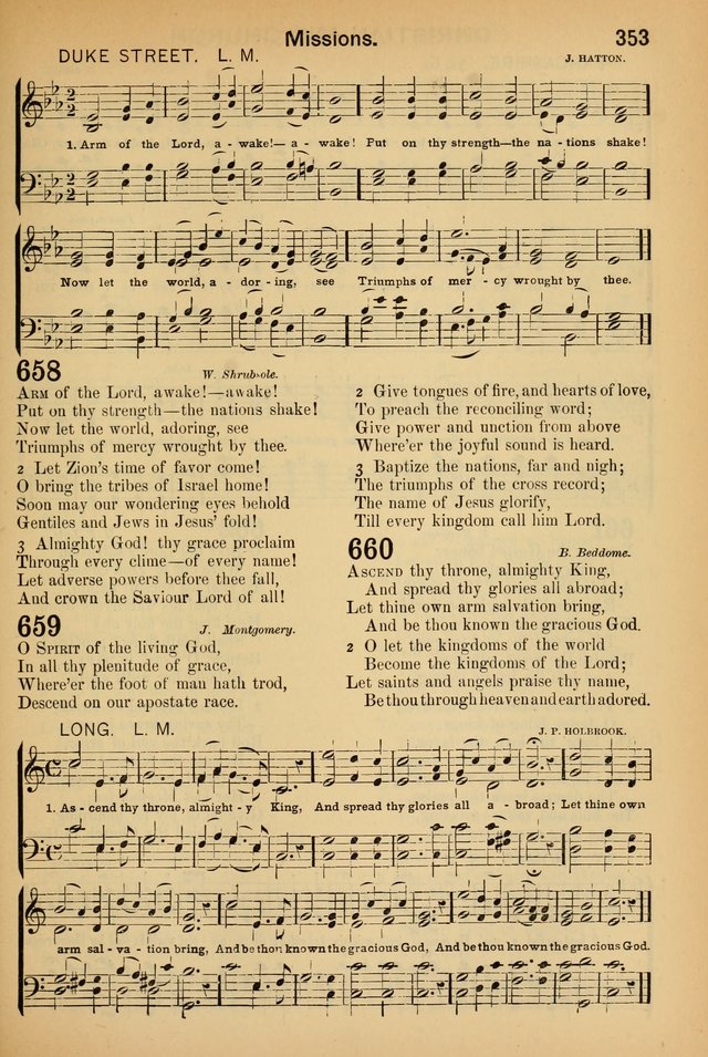 Worship in Song: a selection of hymns and tunes for the Service of the Sanctuary  page 353