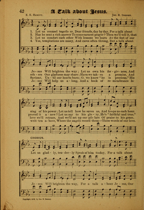 Winning Songs: for use in meetings for Christian worship or work page 42