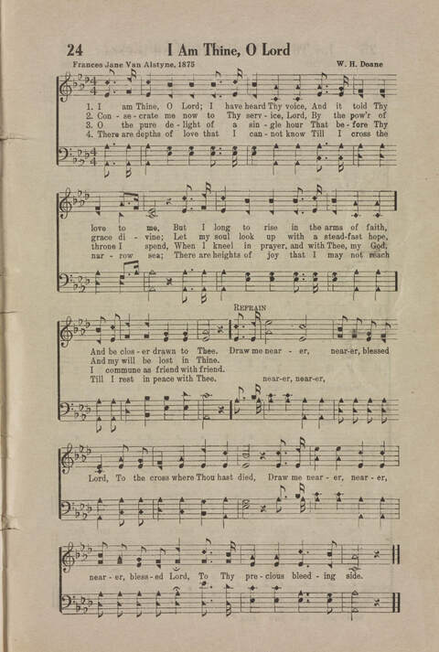 Wonderful Songs: A Collection of Familiar Hymns Designed for Evangelistic Work, For Use in Tents, Etc. page 23
