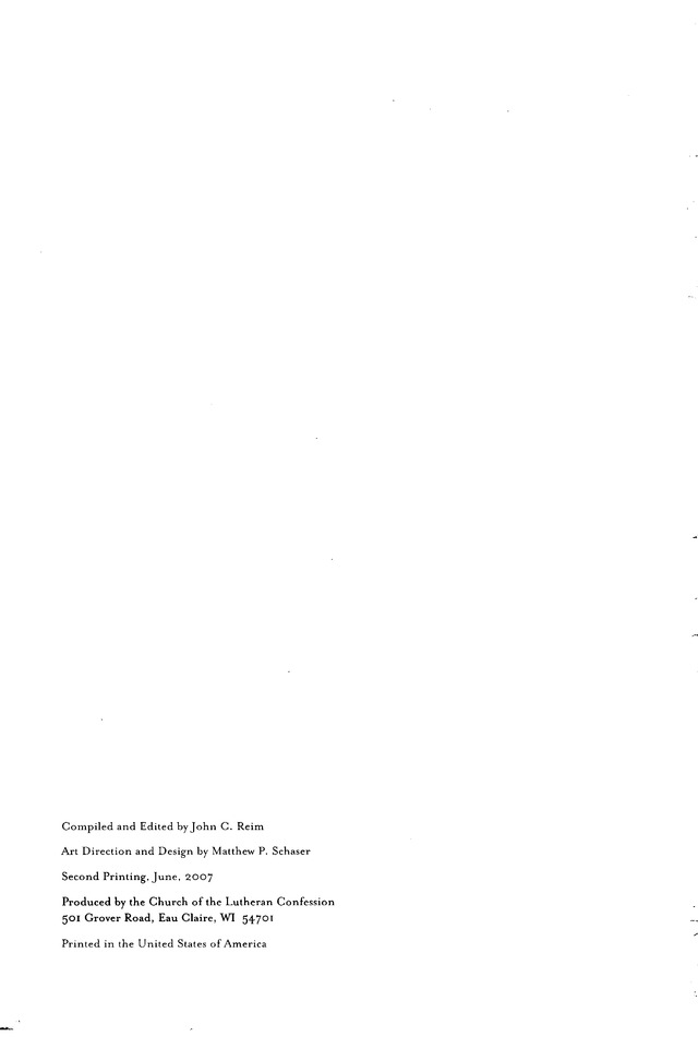 Worship Supplement 2000 page ii