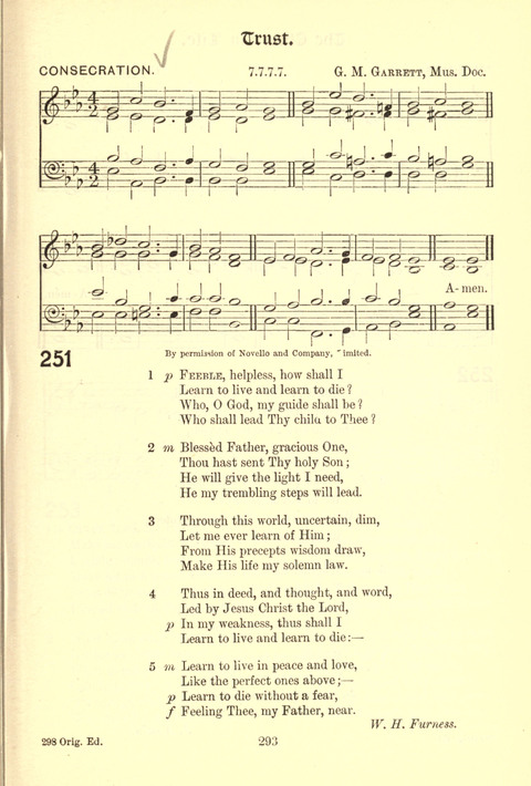 Worship Song: with accompanying tunes page 293