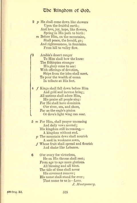 Worship Song: with accompanying tunes page 525