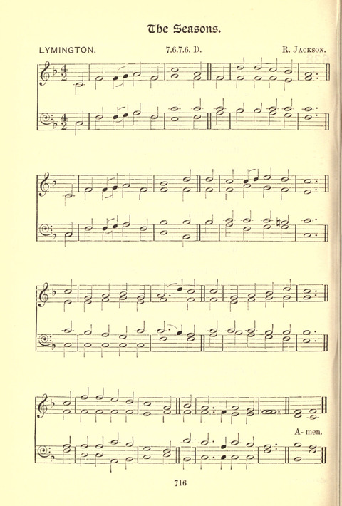 Worship Song: with accompanying tunes page 716