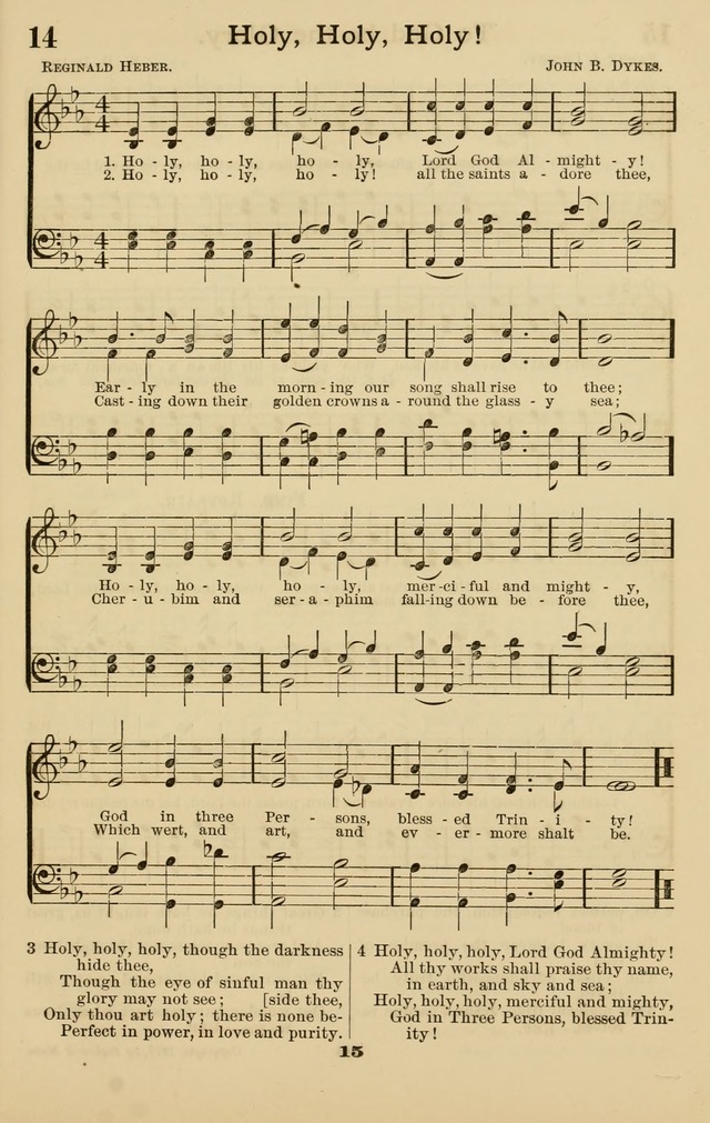 Westminster Sabbath School Hymnal, a collection of hymns and tunes for use in sabbath-schools and social meetings page 16