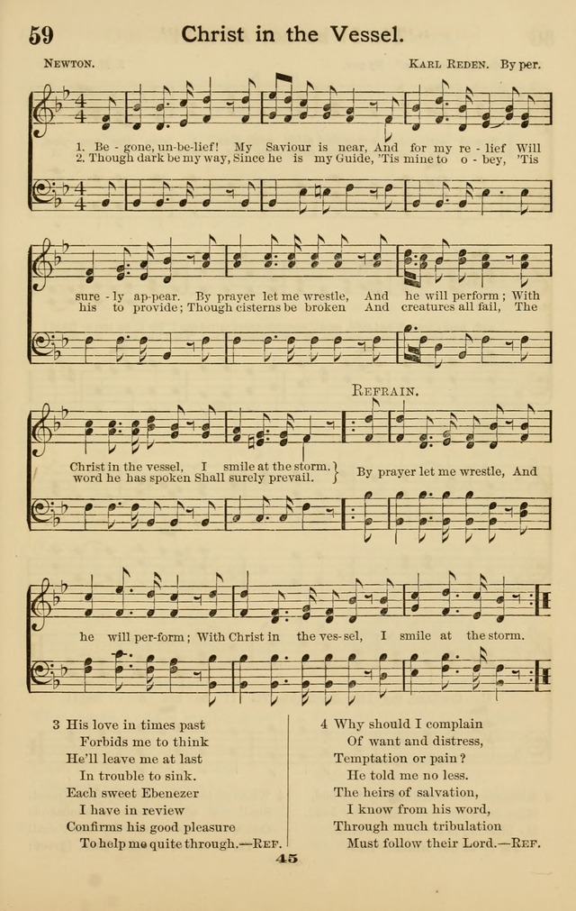 Westminster Sabbath School Hymnal, a collection of hymns and tunes for use in sabbath-schools and social meetings page 46