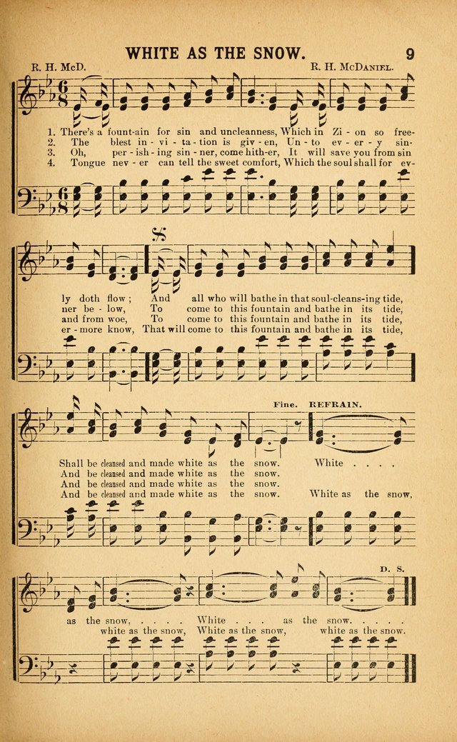 White Wings: for the use of churches, Sunday schools, Y.P.S.C.E., and all kinds of religious services page 8