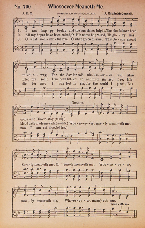 World Wide Revival Songs: for the Church, Sunday School and Evangelistic Meetings page 100
