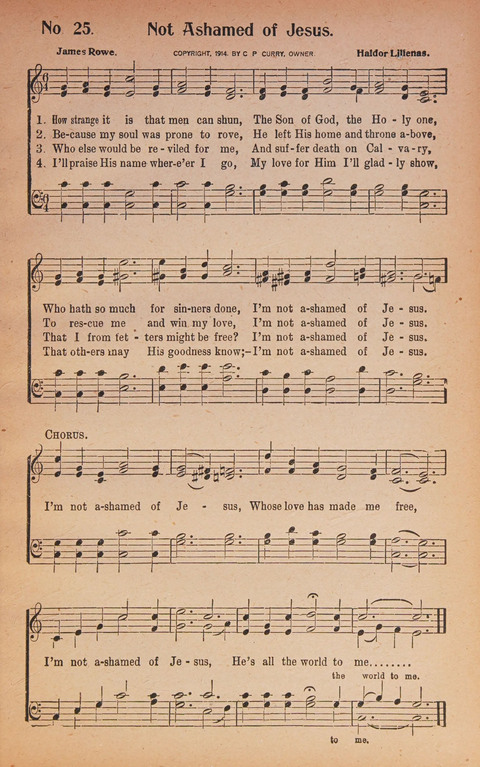 World Wide Revival Songs: for the Church, Sunday School and Evangelistic Meetings page 25