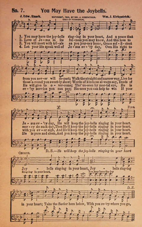 World Wide Revival Songs: for the Church, Sunday School and Evangelistic Meetings page 7