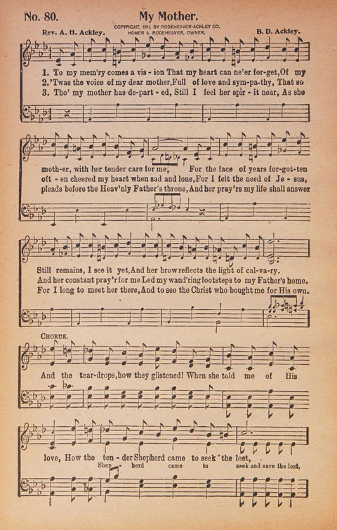 World Wide Revival Songs: for the Church, Sunday School and Evangelistic Meetings page 80