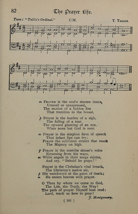 The Y.M.C.A. Hymnal: specially compiled for the use of men page 101