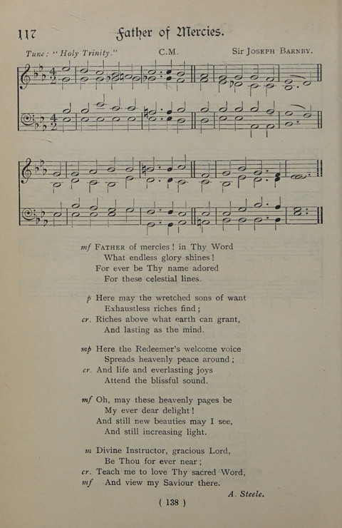 The Y.M.C.A. Hymnal: specially compiled for the use of men page 138