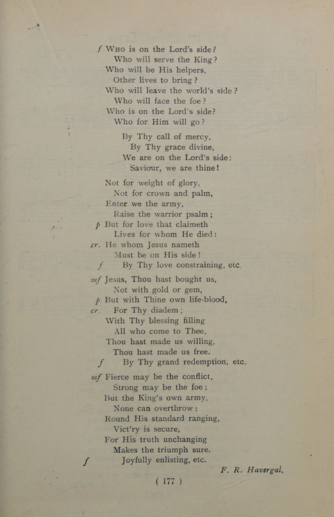 The Y.M.C.A. Hymnal: specially compiled for the use of men page 177