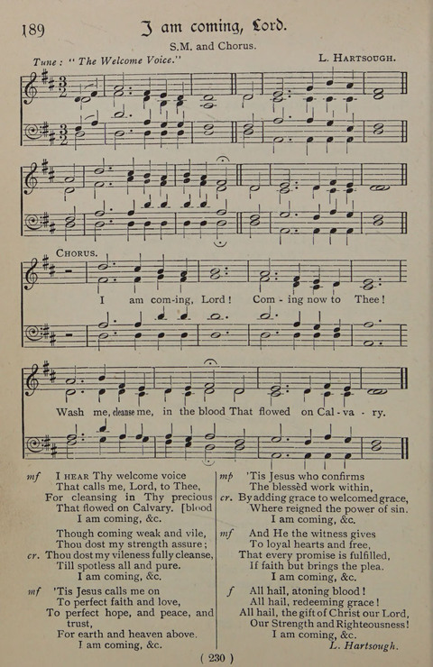 The Y.M.C.A. Hymnal: specially compiled for the use of men page 230
