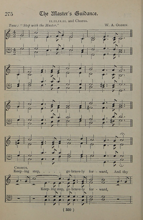 The Y.M.C.A. Hymnal: specially compiled for the use of men page 350