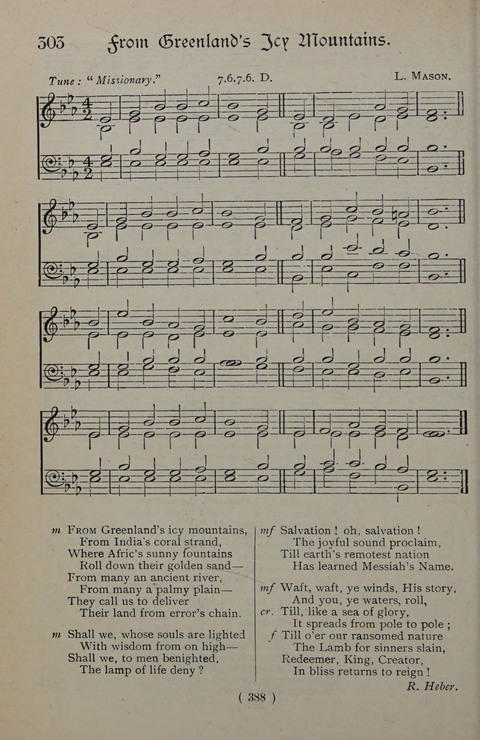 The Y.M.C.A. Hymnal: specially compiled for the use of men page 388